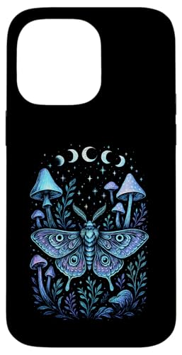 Mondphasen Mond Motte Pilze Cottagecore Mystische Hülle für iPhone 14 Pro Max Mondphasen Mond Motte Pilze Cottagecore Mystische Hülle für iPhone 14 Pro Max von Gothic