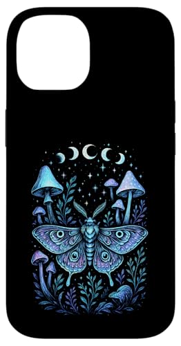 Mondphasen Mond Motte Pilze Cottagecore Mystische Hülle für iPhone 14 Mondphasen Mond Motte Pilze Cottagecore Mystische Hülle für iPhone 14 von Gothic