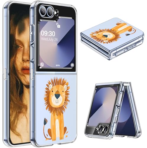 Samsung Z Flip 6 Hülle Slim Case Crystal Clear für Samsung Galaxy Z Flip 6 5G Ultra Dünn Weich TPU Z Flip 6 Handyhülle Anti-Scratch Transparent Stoßfest Schutzhülle (A) von Gotivi