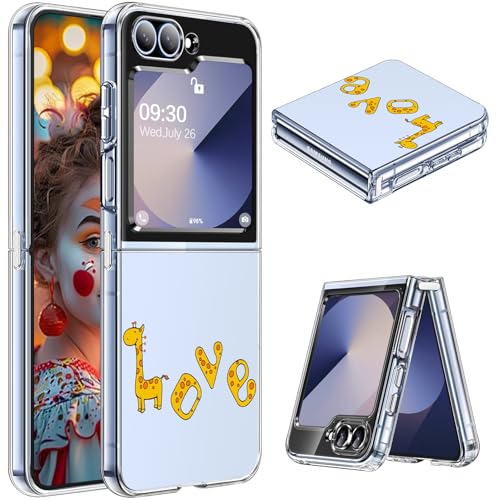 Samsung Z Flip 6 Hülle Slim Case Crystal Clear für Samsung Galaxy Z Flip 6 5G Ultra Dünn Weich TPU Z Flip 6 Handyhülle Anti-Scratch Transparent Stoßfest Schutzhülle (C) von Gotivi