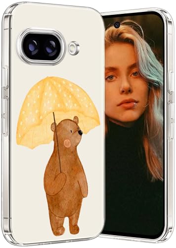 für Google Pixel 9a Hülle Slim Case Crystal Clear für Google Pixel 9a Ultra Dünn Weich TPU Handyhülle Anti-Scratch Transparent Stoßfest Schutzhülle (F) von Gotivi