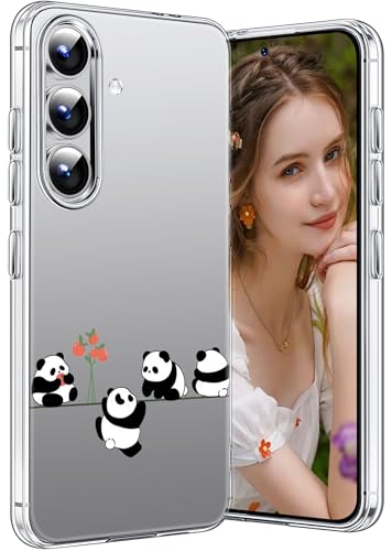 für Samsung A56 Hülle Silikon Transparent Handyhülle Durchsichtig für Samsung GalaxyA56 Crystal Clear Case Tasche Dünn Weich TPU A56 5G Slim Cover Cute Motive Stoßfest Schutzhülle (B) von Gotivi