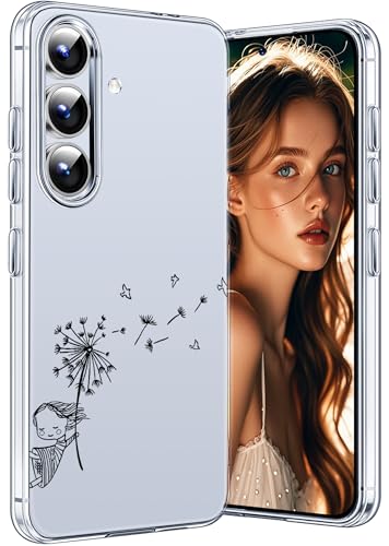 für Samsung S25 Plus Hülle Silikon Transparent Handyhülle Durchsichtig für Samsung GalaxyS25 Plus Crystal Clear Case Tasche Dünn Weich TPU S25Plus 5G Slim Cover Cute Motive Stoßfest Schutzhülle 5G (C) von Gotivi