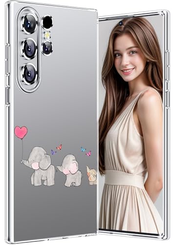 für Samsung S25 Ultra Hülle Silikon Transparent Handyhülle Durchsichtig für Samsung GalaxyS25 Ultra Crystal Clear Case Tasche Dünn Weich TPU S25Ultra 5G Slim Cover Cute Motive Stoßfest Schutzhülle (B) für Samsung S25 Ultra Hülle Silikon Transparent Handyhülle Durchsichtig für Samsung GalaxyS25 Ultra Crystal Clear Case Tasche Dünn Weich TPU S25Ultra 5G Slim Cover Cute Motive Stoßfest Schutzhülle (B) von Gotivi