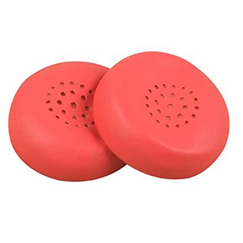 Gotoger 1 Paar Schaumstoff-Ohrpolster Kissen Leder Ohrpolster für WH-CH400 KopfhöRer (Rot) von Gotoger