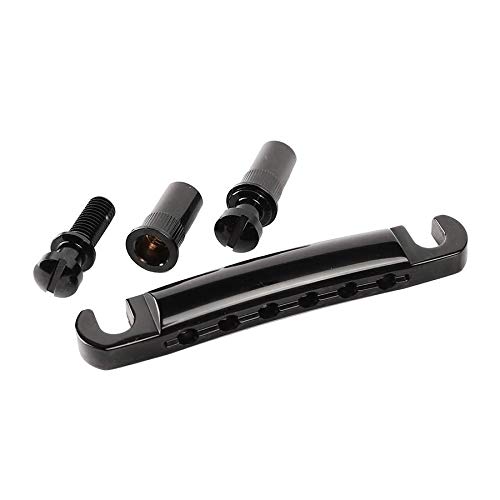 Gotoh Tailpiece for guitar, LP-model, with studs and anchors, black Gotoh Tailpiece for guitar, LP-model, with studs and anchors, black von Gotoh
