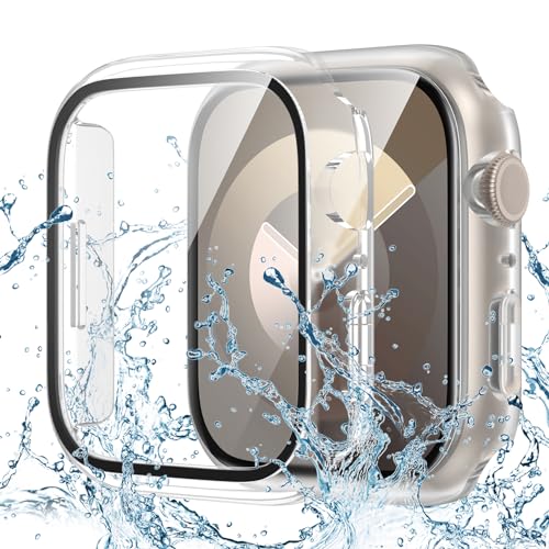 Goton Wasserdichtes Gehäuse für Apple Watch 38 mm Serie 3, 2, 1, mit Displayschutzfolie aus gehärtetem Glas, iWatch, vollständiger Schutz, Harter PC-Stoßfänger, Gesichtsabdeckung für Männer und Goton Wasserdichtes Gehäuse für Apple Watch 38 mm Serie 3, 2, 1, mit Displayschutzfolie aus gehärtetem Glas, iWatch, vollständiger Schutz, Harter PC-Stoßfänger, Gesichtsabdeckung für Männer und von Goton
