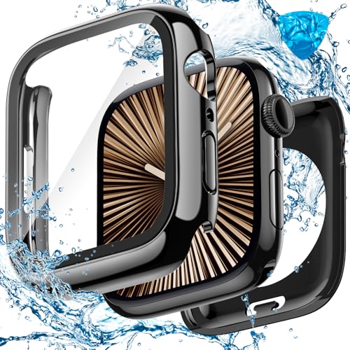 Goton wasserdichte Schutzhülle für Apple-Watch-Serie 10, 9, 8, 7, SE2, SE, 6, 5, 4, Ultra, 46 mm, 42 mm, 45 mm, 44 mm, 41 mm, 40 mm, 49 mm, 360° harter Polycarbonat-Stoßfänger mit Displayschutzfolie Goton wasserdichte Schutzhülle für Apple-Watch-Serie 10, 9, 8, 7, SE2, SE, 6, 5, 4, Ultra, 46 mm, 42 mm, 45 mm, 44 mm, 41 mm, 40 mm, 49 mm, 360° harter Polycarbonat-Stoßfänger mit Displayschutzfolie von Goton