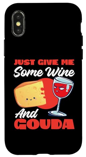 Gouda-Käse: Gib mir einfach etwas Wein und Gouda Hülle für iPhone X/XS Gouda-Käse: Gib mir einfach etwas Wein und Gouda Hülle für iPhone X/XS von Gouda Cheese Appreciation Designs