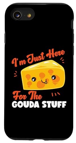 Gouda-Käse: Ich bin nur hier für das Gouda-Zeug Hülle für iPhone SE (2020) / 7 / 8 von Gouda Cheese Appreciation Designs