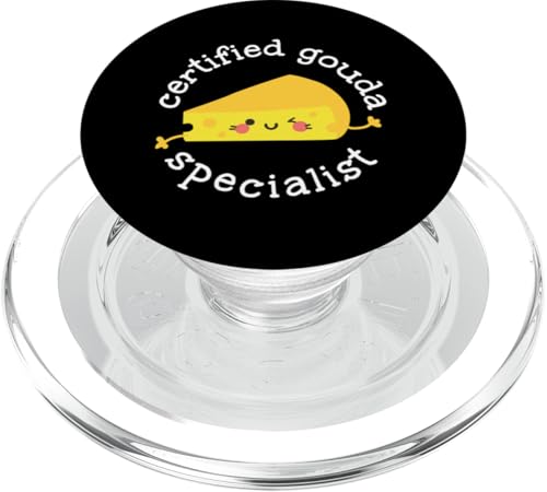 Gouda-Käse: Zertifizierter Gouda-Spezialist PopSockets PopGrip für MagSafe Gouda-Käse: Zertifizierter Gouda-Spezialist PopSockets PopGrip für MagSafe von Gouda Cheese Appreciation Designs