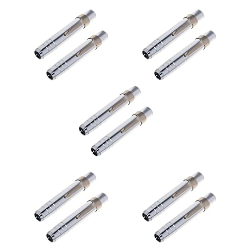 Goufride 10 PCS Silber Aluminiumlegierung Kreide Keeper Holder von Goufride