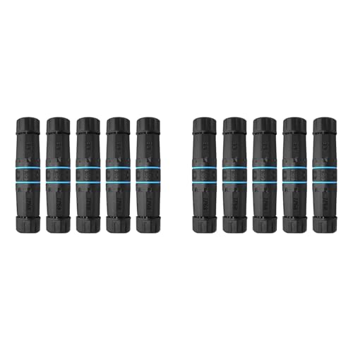 Goufride 10 Stücke RJ45 AnschlüSse IP68 Wasserdicht Abgeschirmt (STP) Cat6 Ethernet LAN Kabel Anschluss von Goufride