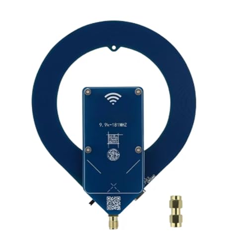 Goufride 10 kHz - 180 MHz Mini-Aktivantenne LW/MW/SW/FM Tragbare Hochleistungs-Rahmenantenne für die Luftfahrt, Kompatibel mit SMA-K/SMA-J-Anschluss Goufride 10 kHz - 180 MHz Mini-Aktivantenne LW/MW/SW/FM Tragbare Hochleistungs-Rahmenantenne für die Luftfahrt, Kompatibel mit SMA-K/SMA-J-Anschluss von Goufride