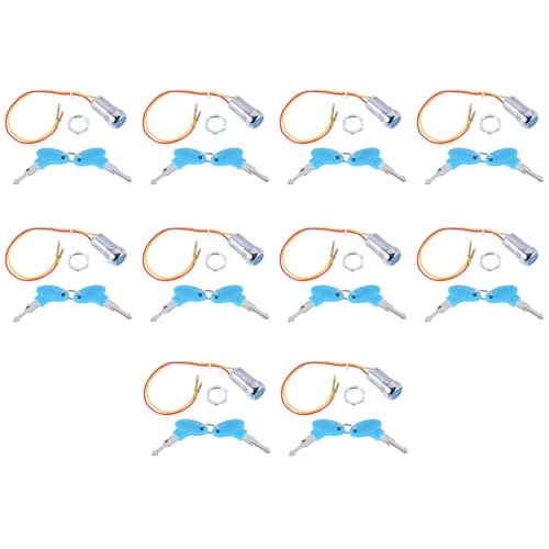 Goufride 10X Universeller Start Schalter SchlüSsel Verriegelungs Kabel ZüNd Schalter für Roller E-Bike Goufride 10X Universeller Start Schalter SchlüSsel Verriegelungs Kabel ZüNd Schalter für Roller E-Bike von Goufride