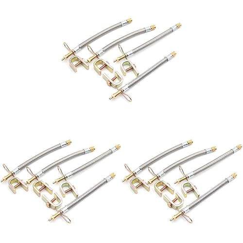 Goufride 12 Stücke 12 Flexible Ventil Schaft Verlängerungen Edelstahl Reifen Reifen Ventilschaft Verlängerungs Adapter Pkw Anhänger Goufride 12 Stücke 12 Flexible Ventil Schaft Verlängerungen Edelstahl Reifen Reifen Ventilschaft Verlängerungs Adapter Pkw Anhänger von Goufride