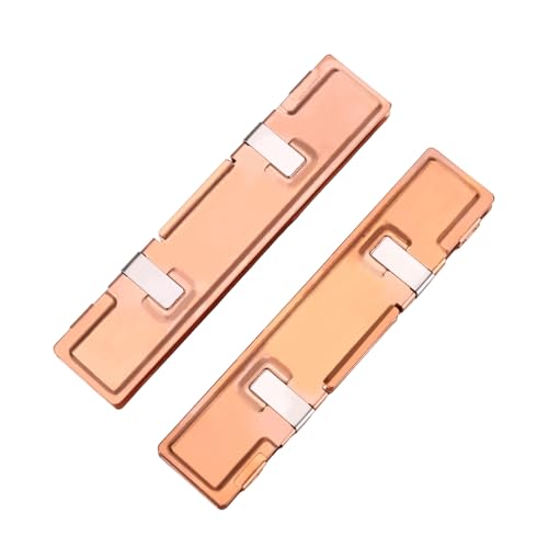 Goufride 2 StüCke Reines Kupfer RAM KüHlköRper KüHler für Ram Speicher KüHler KüHlung KüHlköRper Desktop Speicher KüHler DDR2 DDR3 DDR4 von Goufride