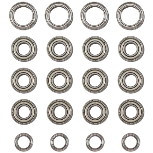 Goufride 20 StüCk Lagerung Kit für TT01 TT-01 TT01D TT01E TT01R DF02 1/10 RC Auto Upgrade Teile Goufride 20 StüCk Lagerung Kit für TT01 TT-01 TT01D TT01E TT01R DF02 1/10 RC Auto Upgrade Teile von Goufride