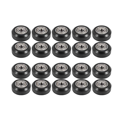 Goufride 20 Stücke Großer KunststoffRolle Rad mit Lager Idler Pulley Ausrüstung für 3D Drucker Goufride 20 Stücke Großer KunststoffRolle Rad mit Lager Idler Pulley Ausrüstung für 3D Drucker von Goufride