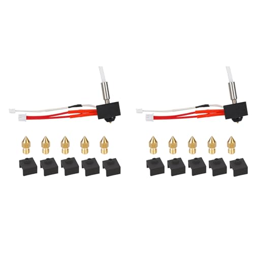 Goufride 2X 3D-Drucker-Hotend-Heizblock-Kit für Neptune 3 Pro/3 Plus/Max, 3D-Drucker-ZubehöR, Ersatzdruckkopf-Kit Goufride 2X 3D-Drucker-Hotend-Heizblock-Kit für Neptune 3 Pro/3 Plus/Max, 3D-Drucker-ZubehöR, Ersatzdruckkopf-Kit von Goufride
