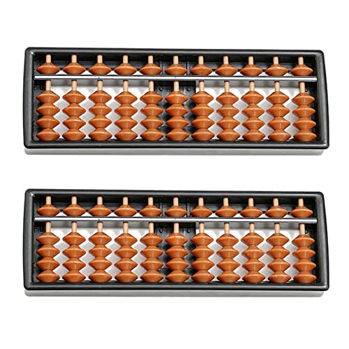 Goufride 2X Abakus Spielzeug 11 Digits Kinder Schule Lernen Mathematik Arithmetik Spielzeug Chinesisch Traditionell Abacus von Goufride