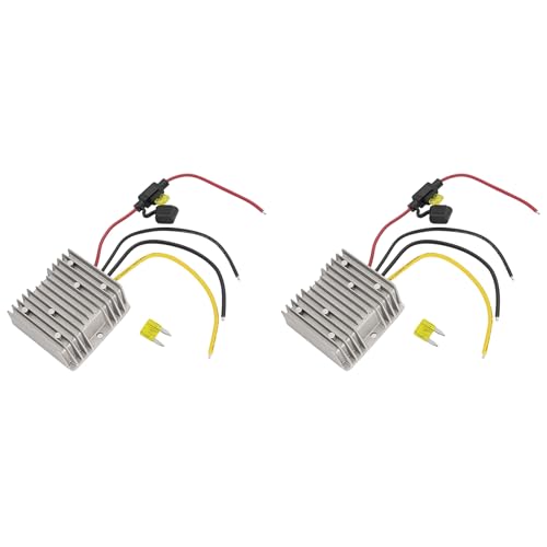 Goufride 2X Golf Cart Konverter 48V 36V zu 12V Konverter 12V 20A 240W Konverter Spannungsregler für Golf Cart Club Auto Goufride 2X Golf Cart Konverter 48V 36V zu 12V Konverter 12V 20A 240W Konverter Spannungsregler für Golf Cart Club Auto von Goufride