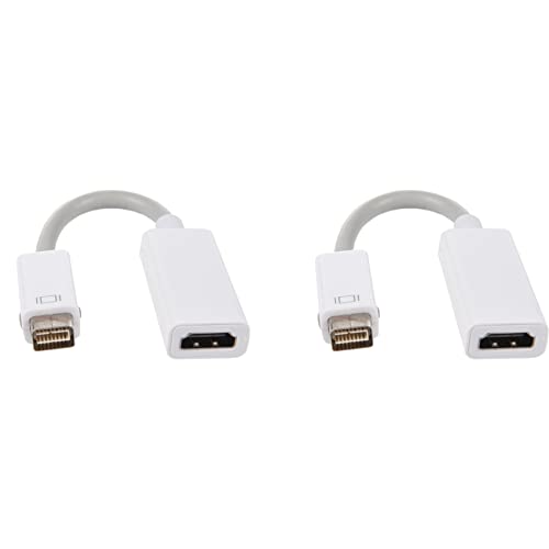 Goufride 2X Kabel 1102-,2 - Kabel Mini DVI Auf -Adapter Fuer Weiblich (0,20 M) - von Goufride