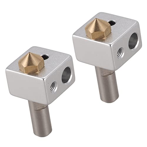 Goufride 2X MK10 Hotend Kit für 3D Drucker M7 Düsen und SchläUche mit PTFE Rohren und Aluminium Heiz BlöCken Verbesserte Version für M3 und Thermistoren Goufride 2X MK10 Hotend Kit für 3D Drucker M7 Düsen und SchläUche mit PTFE Rohren und Aluminium Heiz BlöCken Verbesserte Version für M3 und Thermistoren von Goufride