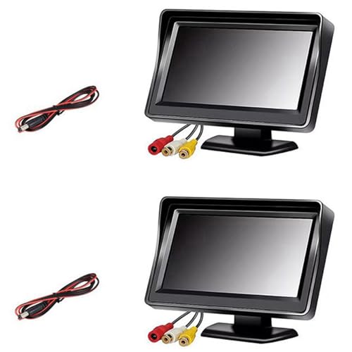 Goufride 2X Rückfahrkamera, Weites 4,3-TFT-LCD-Display oder Monitor, Wasserdichte Nachtsicht, Rückfahrunterstützung, Monitor Goufride 2X Rückfahrkamera, Weites 4,3-TFT-LCD-Display oder Monitor, Wasserdichte Nachtsicht, Rückfahrunterstützung, Monitor von Goufride