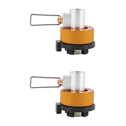 Goufride 2X Umwandlungs Adapter Camping Gas Herd Adapter Ventil Kanister Gas Konverter Shifter Nachfüllung Goufride 2X Umwandlungs Adapter Camping Gas Herd Adapter Ventil Kanister Gas Konverter Shifter Nachfüllung von Goufride