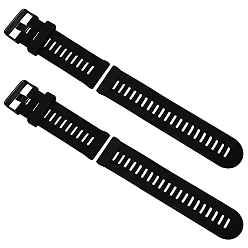 Goufride 2X für ​3 Ersatzarmband mit Weichem Silikonarmband + WerkzeugsäTze Schwarz von Goufride