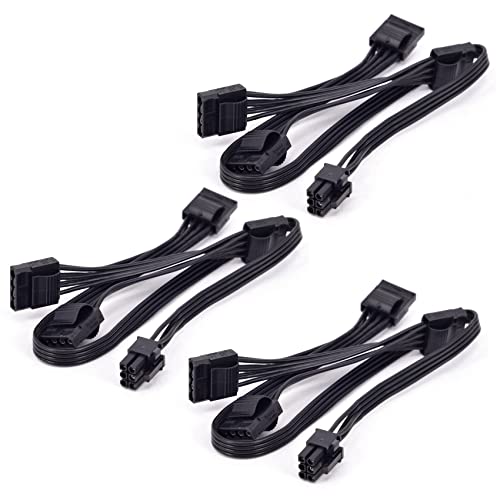 Goufride 3X IDE 4Pin Modulares Power Netzteil Kabel für RM1000X RM550X 650X 750X 850X 6Pin Bis 4 IDE Kabel Goufride 3X IDE 4Pin Modulares Power Netzteil Kabel für RM1000X RM550X 650X 750X 850X 6Pin Bis 4 IDE Kabel von Goufride