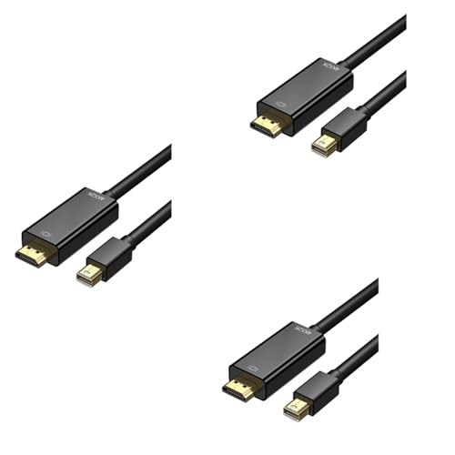 Goufride 3X Mini DisplayPort zu Kabel 4K Mini DP zu 6 Fuß Kabel für Air/Pro, Pro/Dock, Monitor, Projektor Goufride 3X Mini DisplayPort zu Kabel 4K Mini DP zu 6 Fuß Kabel für Air/Pro, Pro/Dock, Monitor, Projektor von Goufride
