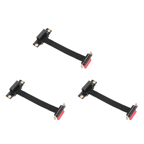 Goufride 3X PCIE X1 Riser-Kabel Dual 90-Grad-Rechtwinkliges PCIe 3.0 X1 Bis X1-Verlängerungskabel 8 Gbit/S PCI Express 1X Riser-Karte - 10 cm Goufride 3X PCIE X1 Riser-Kabel Dual 90-Grad-Rechtwinkliges PCIe 3.0 X1 Bis X1-Verlängerungskabel 8 Gbit/S PCI Express 1X Riser-Karte - 10 cm von Goufride