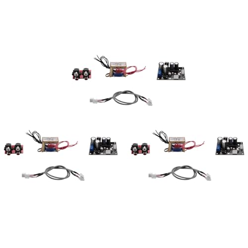 Goufride 3X Vinyl Plattenspieler VorverstäRkerplatine mm Phono VerstäRker Grammophon KopfvergrößErung VorverstäRker Dual AC 12-16V von Goufride