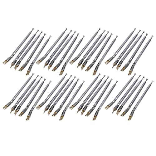 Goufride 40 Stueck 32cm Laenge 5 Abschnitt Teleskop AM FM Radio Antenne 180 Grad Goufride 40 Stueck 32cm Laenge 5 Abschnitt Teleskop AM FM Radio Antenne 180 Grad von Goufride