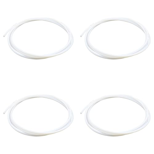 Goufride 4Stück 2 Meter PTFE PTFE Bowden Rohr (4,0 mm Außen Durchmesser / 2,0 mm Innen Durchmesser) 1,75 mm Filament für 3D Drucker von Goufride