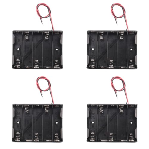 Goufride 4Stück 5 X 1,5V AA Batterie Halter - Schwarz Goufride 4Stück 5 X 1,5V AA Batterie Halter - Schwarz von Goufride