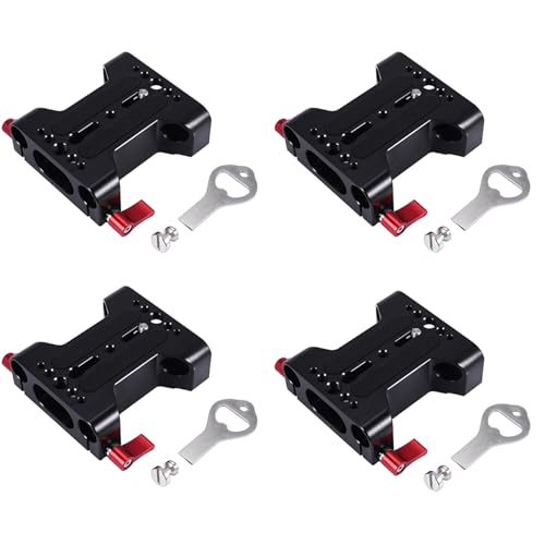 Goufride 4X Multifunktions Kamera Grundplatte mit 15Mm Stangenschienen Klemme für DSLR Kamera Schulter Rig Stütz Zubehör Goufride 4X Multifunktions Kamera Grundplatte mit 15Mm Stangenschienen Klemme für DSLR Kamera Schulter Rig Stütz Zubehör von Goufride