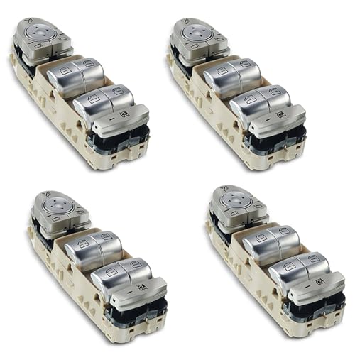Goufride 4X für Mercede- C300 GLC300 GLC43 C43 C63 W205 S205 C253 2015-2018 Haupt Power Schalter Vorne Links A2059056811 von Goufride