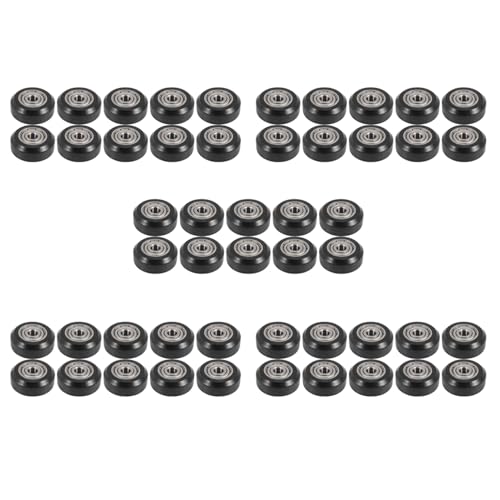 Goufride 50 Stücke GroßEr KunststoffRolle Rad mit Lager Idler Pulley Ausrüstung für 3D Drucker Goufride 50 Stücke GroßEr KunststoffRolle Rad mit Lager Idler Pulley Ausrüstung für 3D Drucker von Goufride