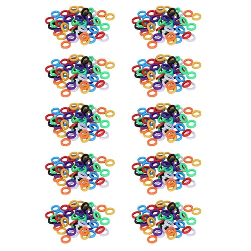 Goufride 500 PCS Kleine Groesse Schlüsselkappe Identifizieren Etikett Goufride 500 PCS Kleine Groesse Schlüsselkappe Identifizieren Etikett von Goufride