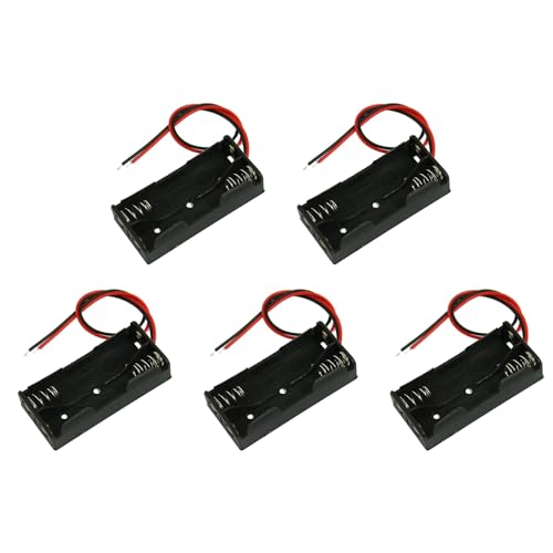Goufride 5X Schwarzer Kunststoff Batterie Halter 2 X 1,5 V AAA Goufride 5X Schwarzer Kunststoff Batterie Halter 2 X 1,5 V AAA von Goufride