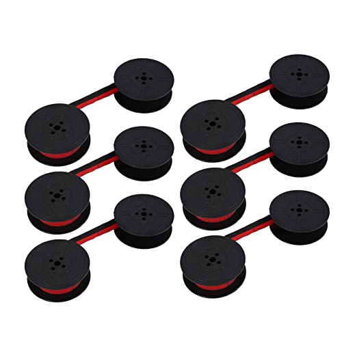 Goufride 6 Packungen Schreibmaschinen Farbband Doppel Spule Schreibmaschinen Farbband Rot und Schwarz Doppelspule Ersatzpackung für die Meisten Schreibmaschinen von Goufride