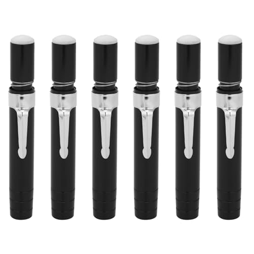 Goufride 6 StüCk Schwarz Aluminiumlegierung Chalk Keeper Holder (Schwarz) von Goufride