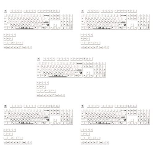 Goufride 620 Tasten Japanisches PBT AE86 Initial D Cherry Tastenkappen für Cherry MX Tastatur 61 68 84 87 96 98 104 von Goufride