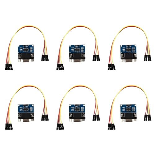 Goufride 6X MAX3232 RS232 Schnittstelle auf TTL-Konverter- DB9-Anschluss W / 24 Sprung Kabel Goufride 6X MAX3232 RS232 Schnittstelle auf TTL-Konverter- DB9-Anschluss W / 24 Sprung Kabel von Goufride