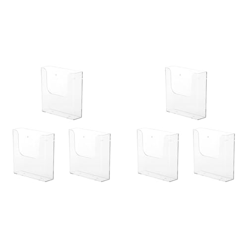Goufride 6x Wandmontierter Akten-Organizer Transparenter Wand-Aktenhalter Ordner A5 Aktenhalter für das Home Office Goufride 6x Wandmontierter Akten-Organizer Transparenter Wand-Aktenhalter Ordner A5 Aktenhalter für das Home Office von Goufride