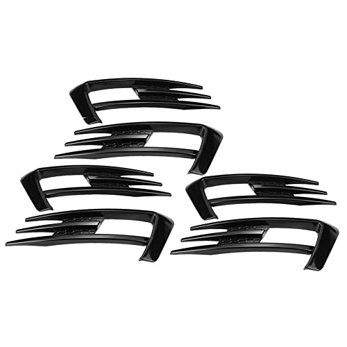 Goufride 6x für Golf 7 Mk7 2013-2017 Gloss Black Auto StoßStange Nebelscheinwerfer KüHlergrill Abdeckung Trim von Goufride