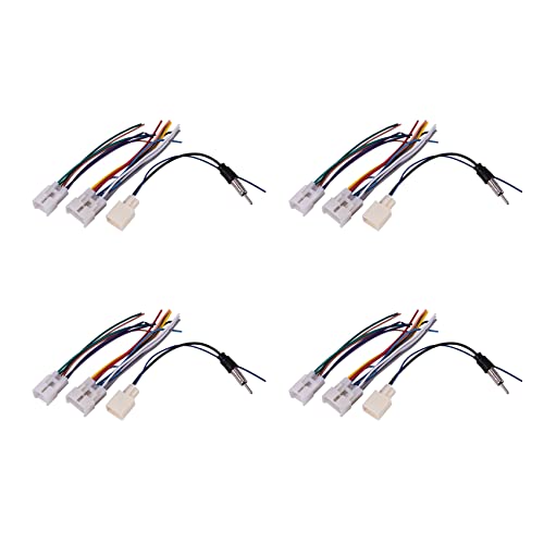 Goufride 8X Auto Stereo CD DVD Kabelbaum Für mit Antennenadapterkabel von Goufride